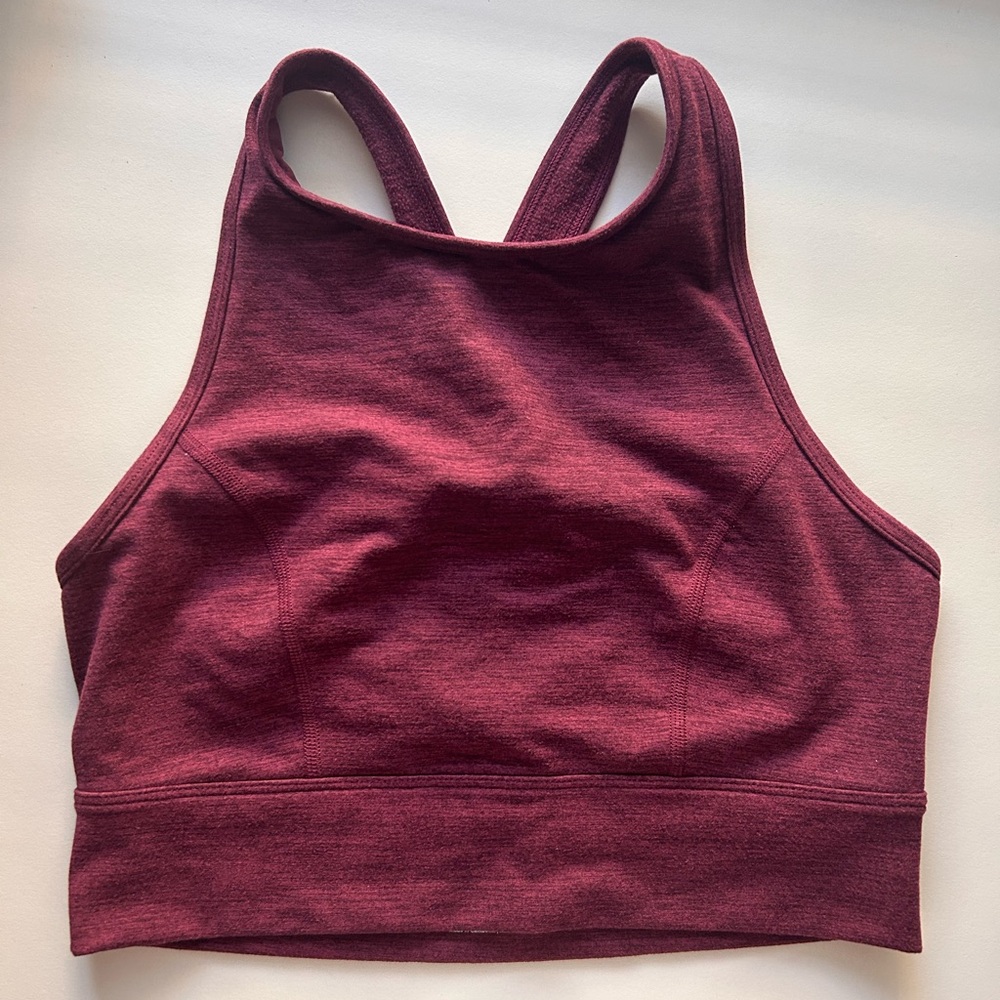 Long line workout tank bra